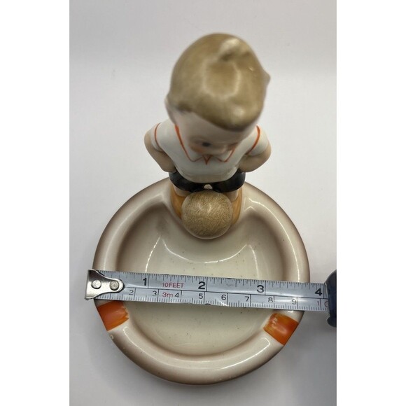 Goebel Ashtray Boy With Ball Has TMK1 and TMK2 Marks - Picture 12 of 15